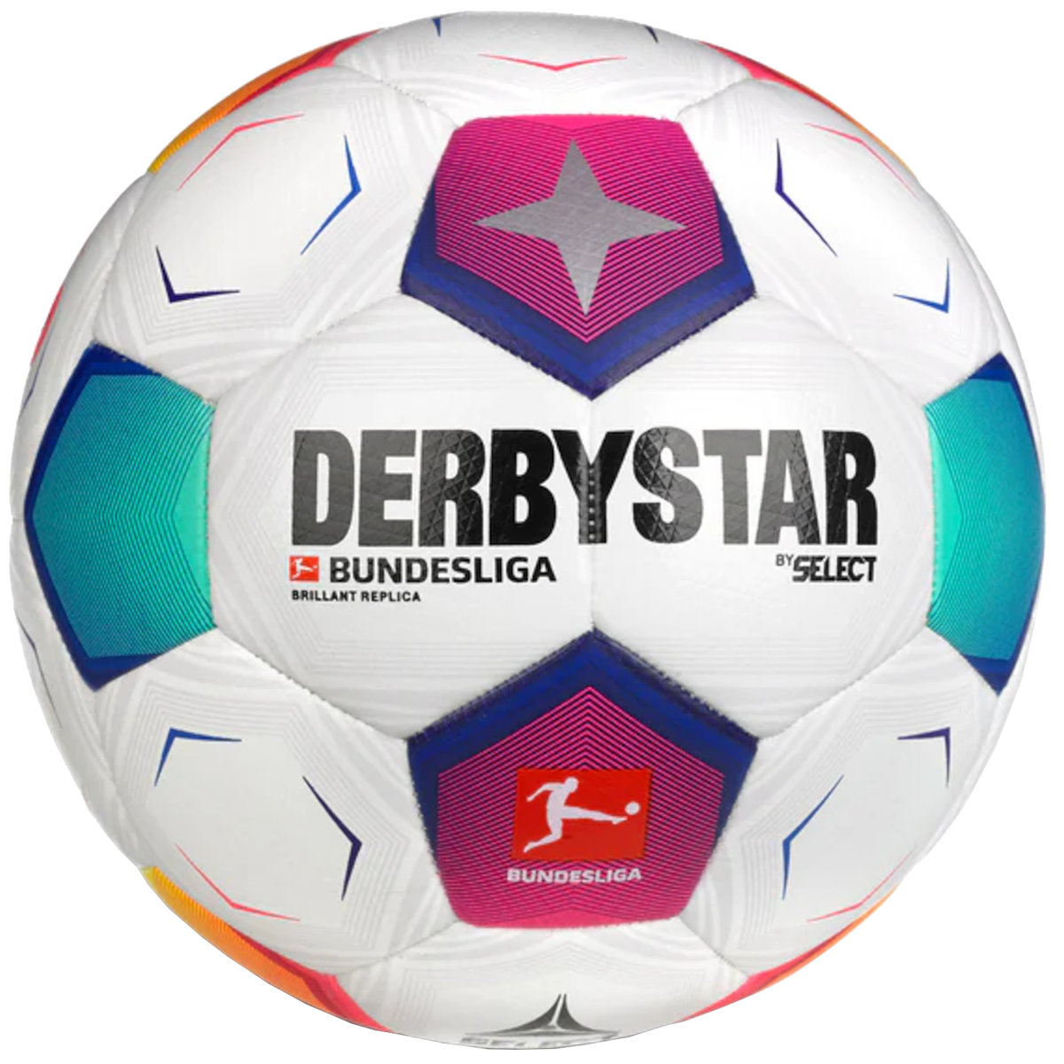 Derbystar Bundesliga Brillant Replica v23 FIFA Basic Ball 162008C, unisex, piłki do piłki nożnej, Białe