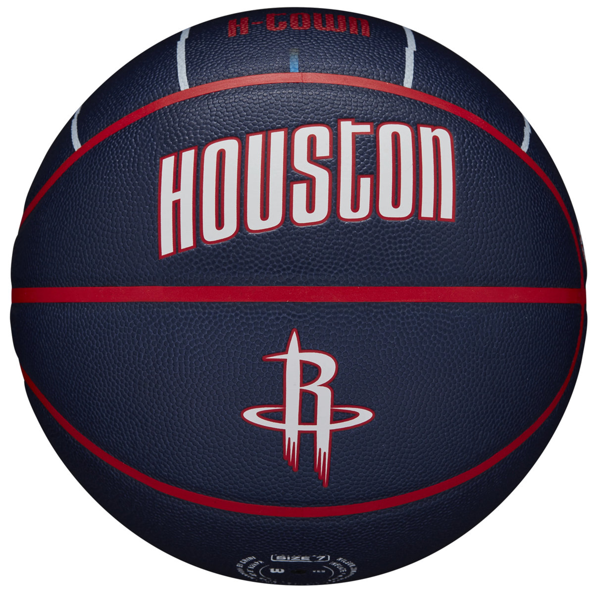 Wilson NBA Team City Collector Houston Rockets Ball WZ4016411ID, unisex, piłki do koszykówki, Granatowe
