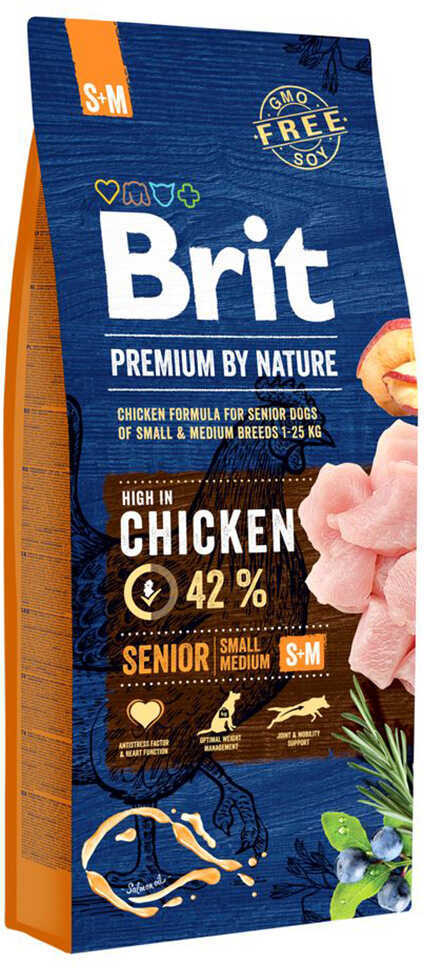 Brit Premium by Nature Senior S/M - 15 kg
