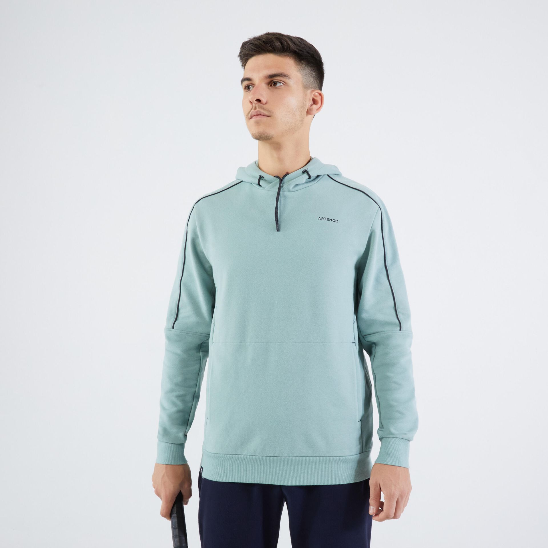 Bluza z kapturem do tenisa męska Artengo Soft