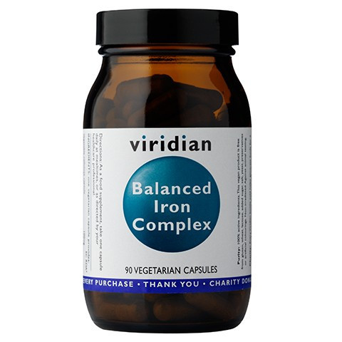 Viridian Żelazo Complex (90 kapsułek) suplement diety 5060003593225