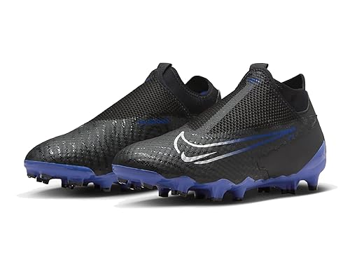 NIKE Męskie buty piłkarskie Academy, Czarny chrom Hyper Royal, 47 EU