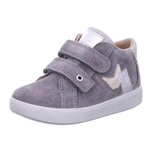 Superfit Dziewczęce sneakersy Supies, Szary Metallic 2010, 23 EU Schmal