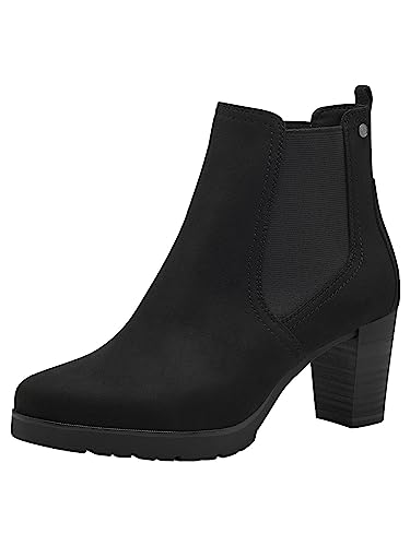 Tamaris Damskie kozaki 1-1-25929-41 Chelsea, czarny, 39 EU