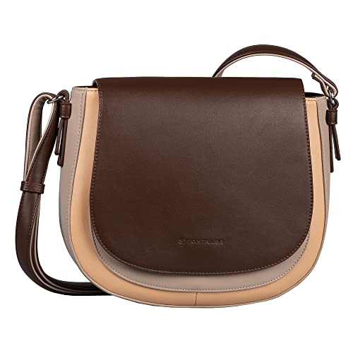 TOM TAILOR Damska torba na ramię Miria, Mixed Brown, miks brązowy
