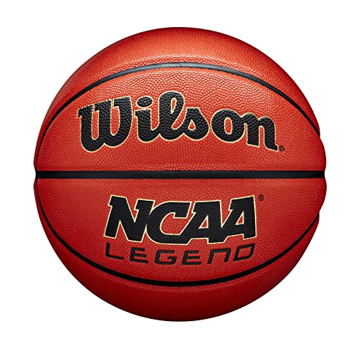 Wilson Basketball NCAA LEGEND, skóra mieszana, do wewnątrz i na zewnątrz, koszykówka