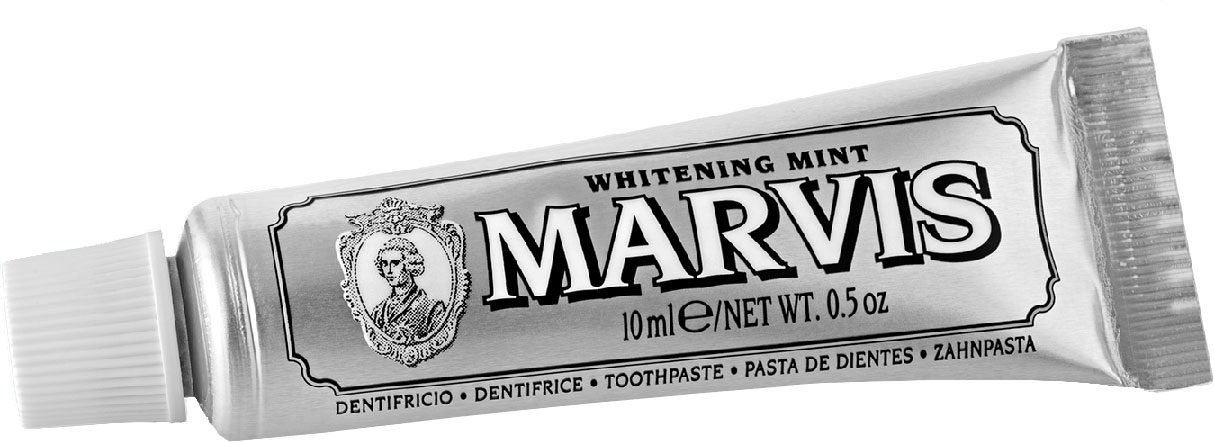 Фото - Зубна паста / ополіскувач Marvis Whitening Mint pasta do zębów 10 ml unisex 