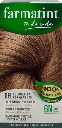 Farba kremowa z utleniaczem do włosów Farmatint Permanent Color Gel 6N Dark Blonde 150 ml (8470001791504)
