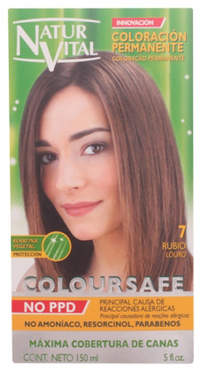 Farba kremowa z utleniaczem do włosów Naturaleza Y Vida Coloursafe Permanent 7 Blonde 150 ml (8414002078080)
