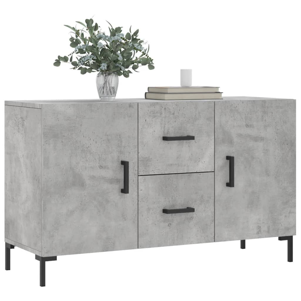 Komoda, szarość betonu, 100x36x60 cm, materiał drewnopochodny Lumarko!