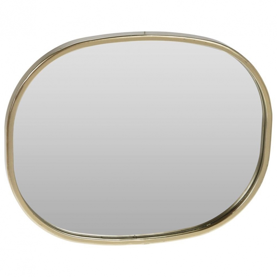 Lustro ścienne złote 20x25,5 cm kod: O-569720