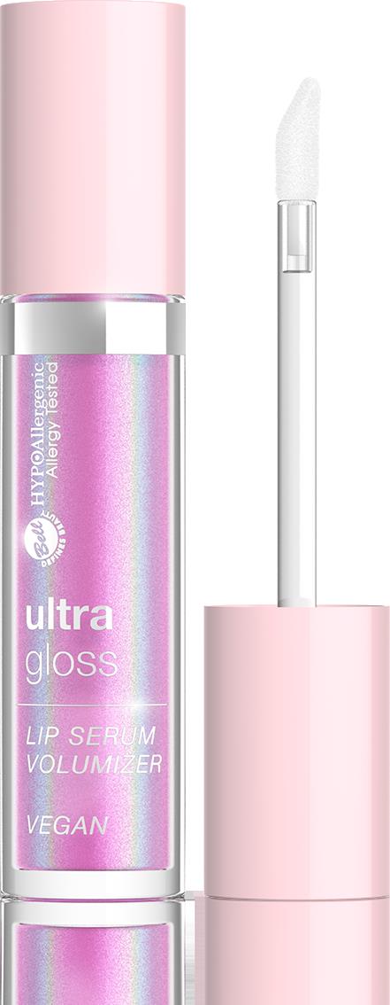 Bell Hypoallergenic Ultra Gloss Lip Serum Volumizer 01 Holo Glow, 4,1g