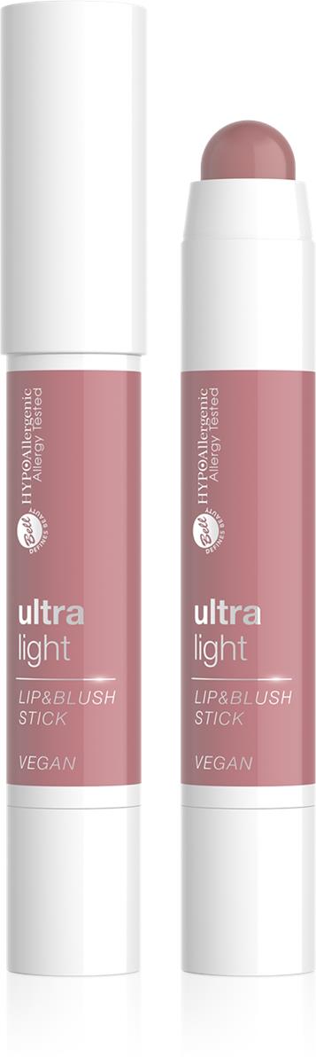 Bell Hypoallergenic Ultra Light Lip&Blush Stick 01 Misty Blossom, 3,8g