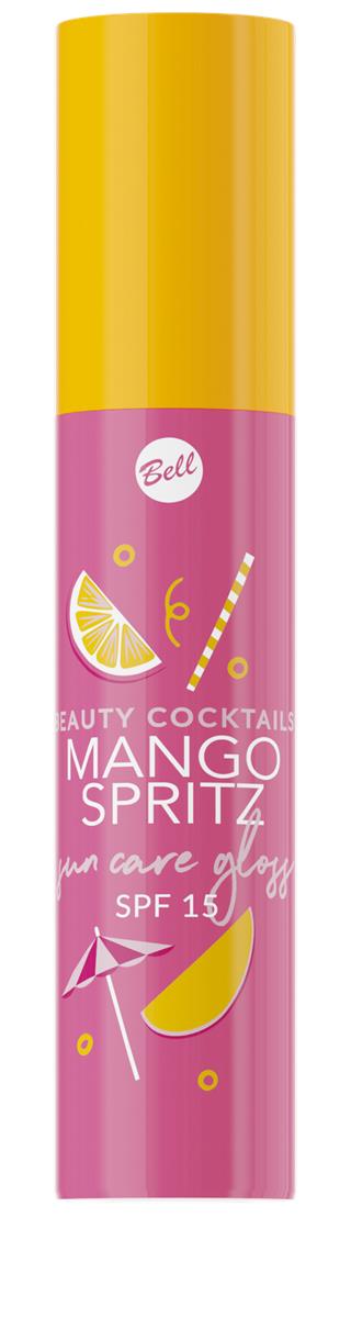 Bell Błyszczyk Beauty Coctails Mango Spritz Sun Care Gloss 001 Crushed Ice, 4,2g