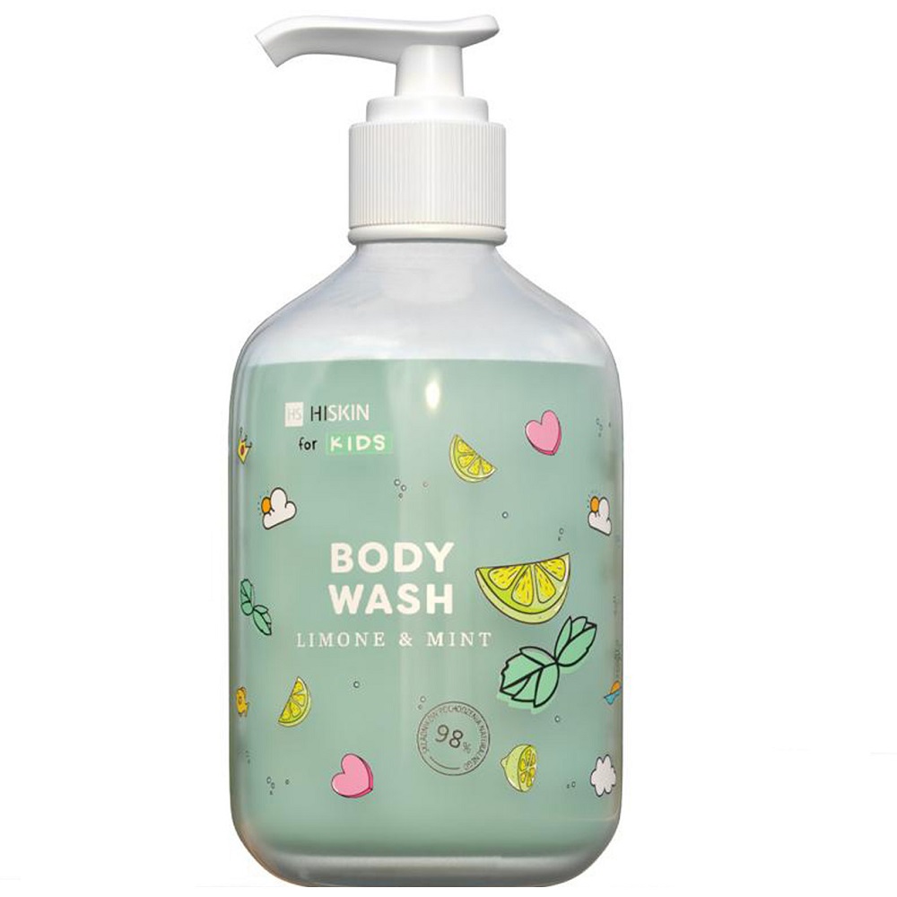 HiSkin Kids Body Wash płyn do mycia ciała dla dzieci Limone & Mint 400ml