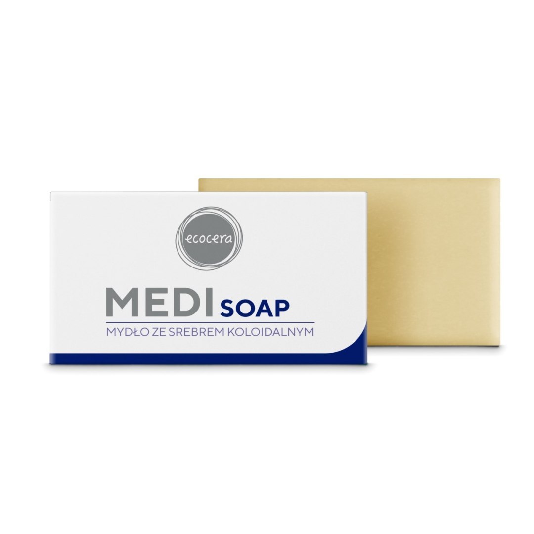 Ecocera Medi Soap mydło antybakteryjne w kostce ze srebrem koloidalnym 100g