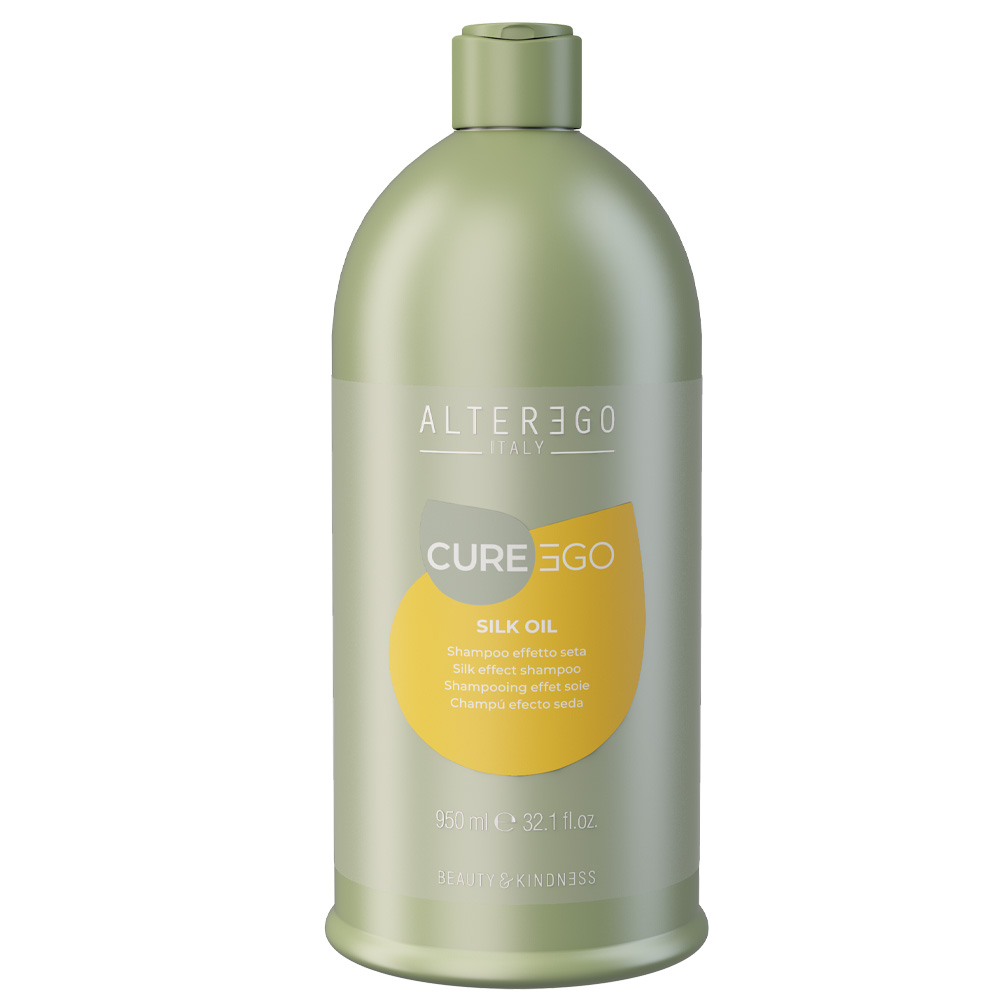 Alter Ego CureEgo Silk Oil, szampon nadający efekt jedwabistych włosów, 950ml