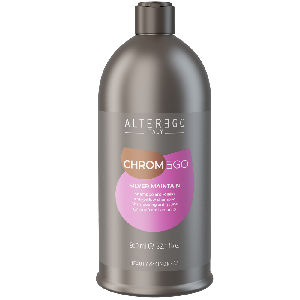 Alter Ego ChromEgo Silver Maintain, szampon przeciw żółtym tonom, 950ml
