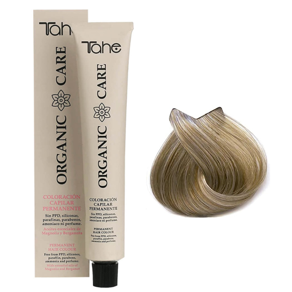 Tahe Organic Care, organiczna farba do włosów bez amoniaku, 8.23, 100ml