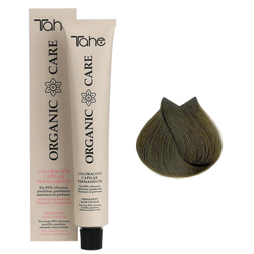 Tahe Organic Care, organiczna farba do włosów bez amoniaku, 5.3, 100ml