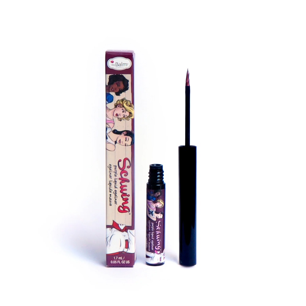 The Balm Schwing Liquid Eyeliner długotrwały eyeliner w płynie Purple 1.7ml