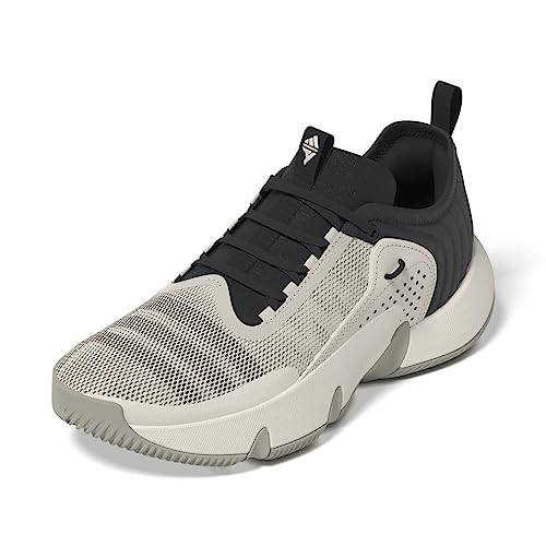 adidas Trampki dziecięce Trae Unlimited unisex, Chmura biały węgiel metal szary, 38 EU