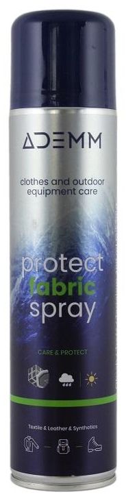 impregnacja materiału funkcjonalnego ADEMM PROTECT FABRIC SPRAY CARE AND PROTECT