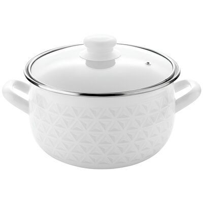 Emalia Polska Pleszew Garnek emaliowany Polska Pleszew Pyza Diamond 18 cm 2,8 l