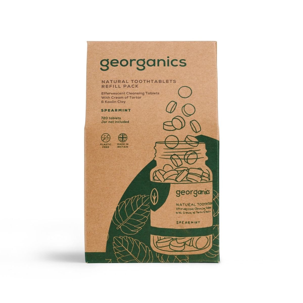 GEORGANICS Georganics, Naturalne tabletki do mycia zębów, Spe