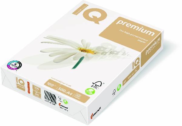Mondi Papier ksero A4 IQ Premium 100g CIE 168 klasa A+ (500ark)