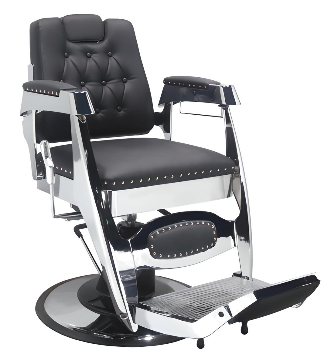 Fotel fryzjerski barberski hydrauliczny do salonu fryzjerskiego barber shop Barberking w 24H