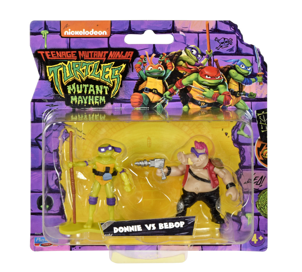 Wojownicze Żółwie Ninja Movie Mutatnt Mayhem Mini figurki 2pak, Figurka DON & BEBOP