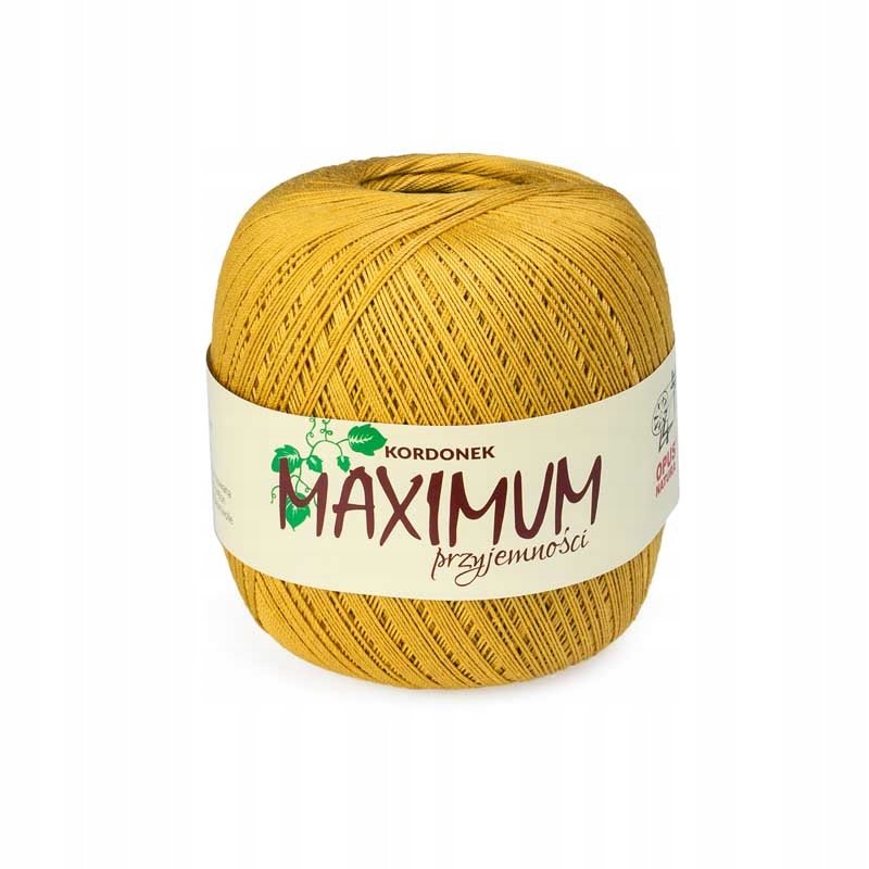 Kordonek MAXIMUM Opus - kolor 1726 Złoty