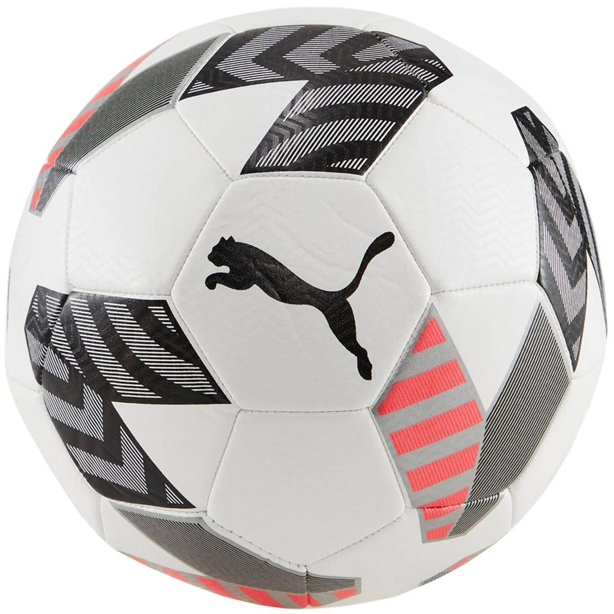 Piłka nożna Puma King Ball biało-szara 83997 02-4
