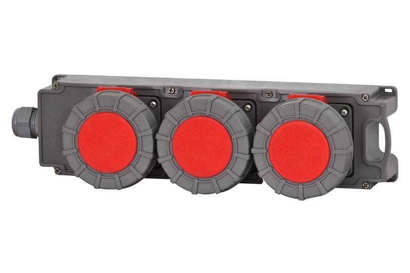Rozdzielnia Tribox 16A 5p, 2x32A 5p IP65