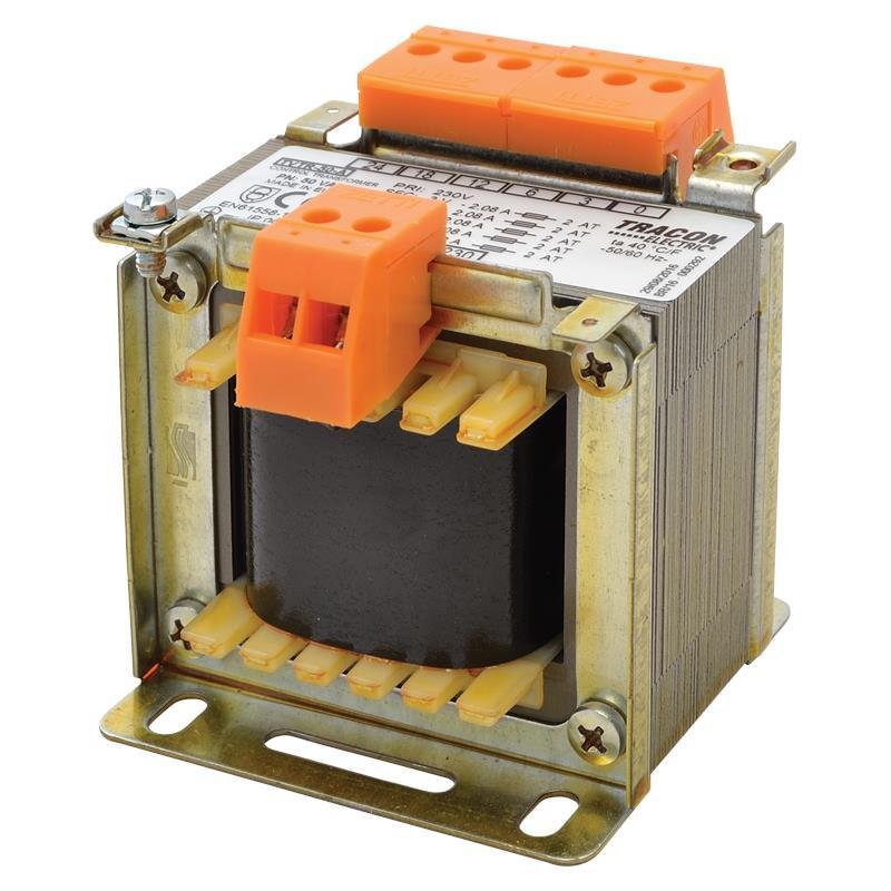Tracon Electric Transformator jednofazowy TVTR-50-A 230V 3-6-12-18-24V TVTR-50A