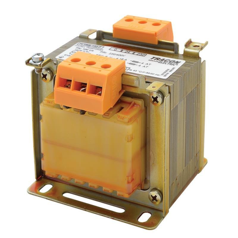 Tracon Electric Transformator bezpieczeństwa jednofazowy TVTRB-100-F 230-400V 24-230V TVTRB-100-F