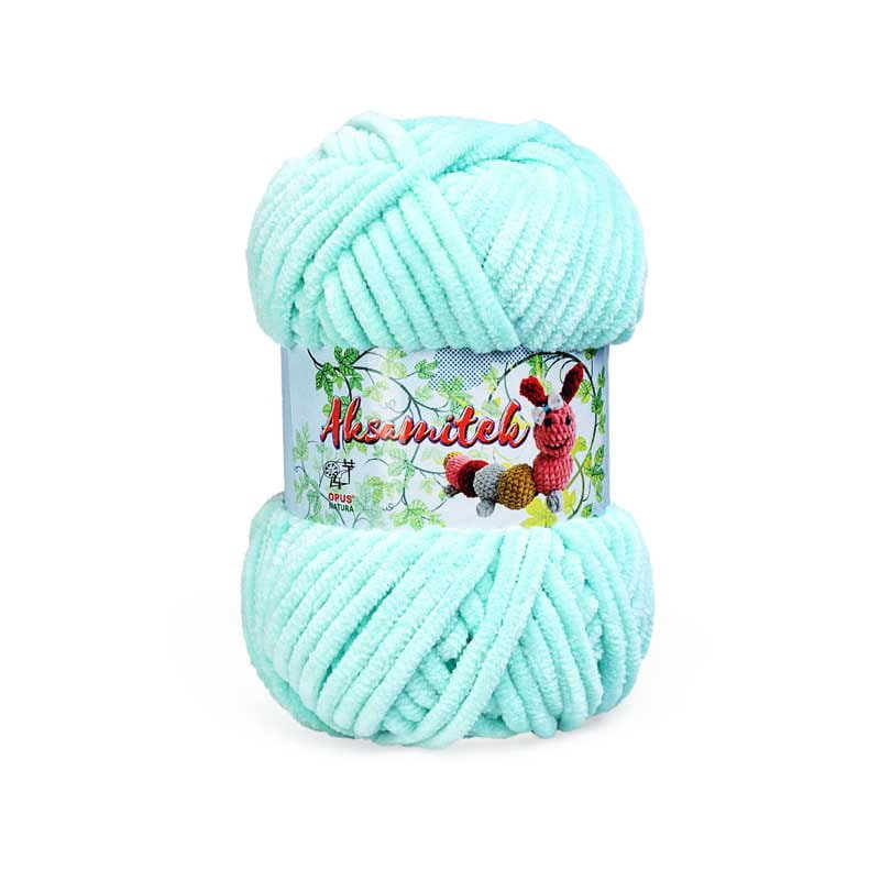 Włóczka Opus Natura Aksamitek nr 67 aqua