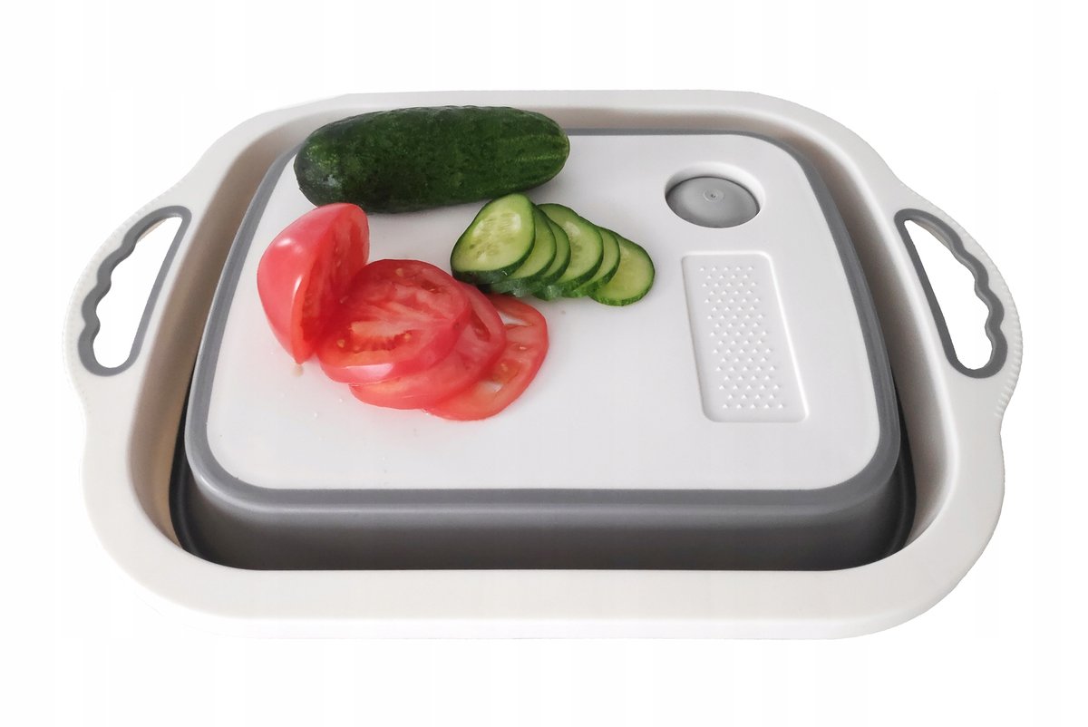 3w1 DESKA DO KROJENIA DURSZLAK MISKA SKŁADANA AR