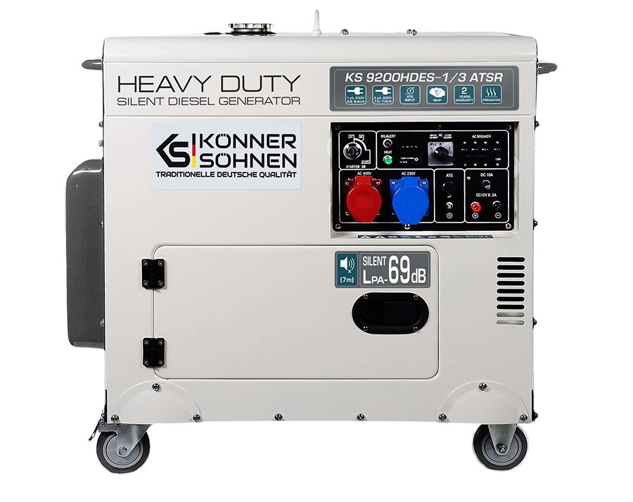 Könner & Söhnen Agregat prądotwórczy KS 9200HDES -1/3 ATSR moc7.5 kW