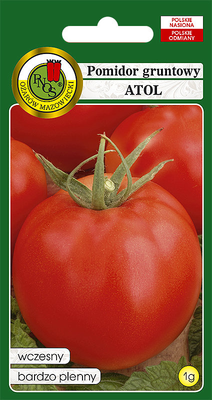 POMIDOR GRUNTOWY ATOL WCZESNY NASIONA BEZ GMO