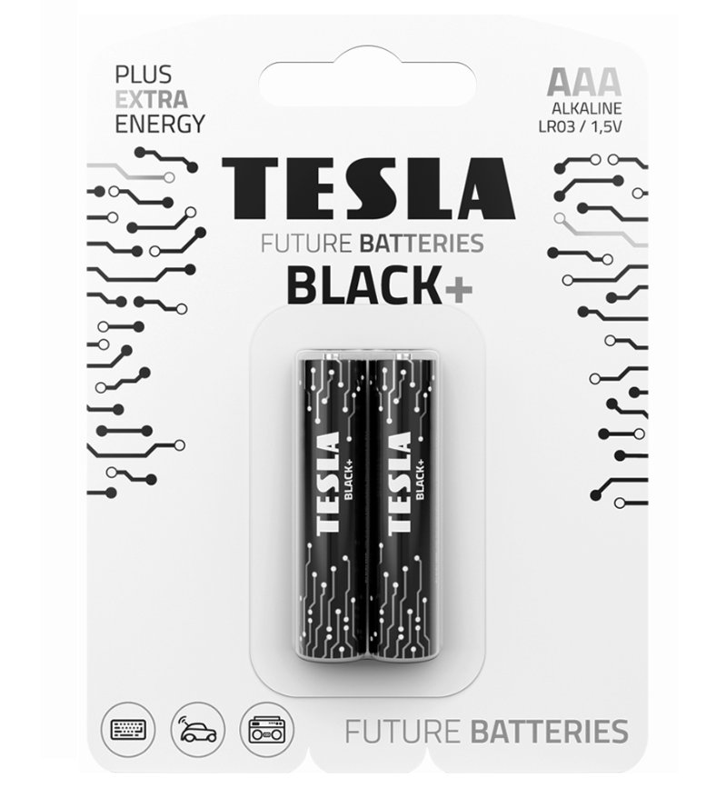 Bateria alk. LR03 TESLA BLACK+ B2 1,5V