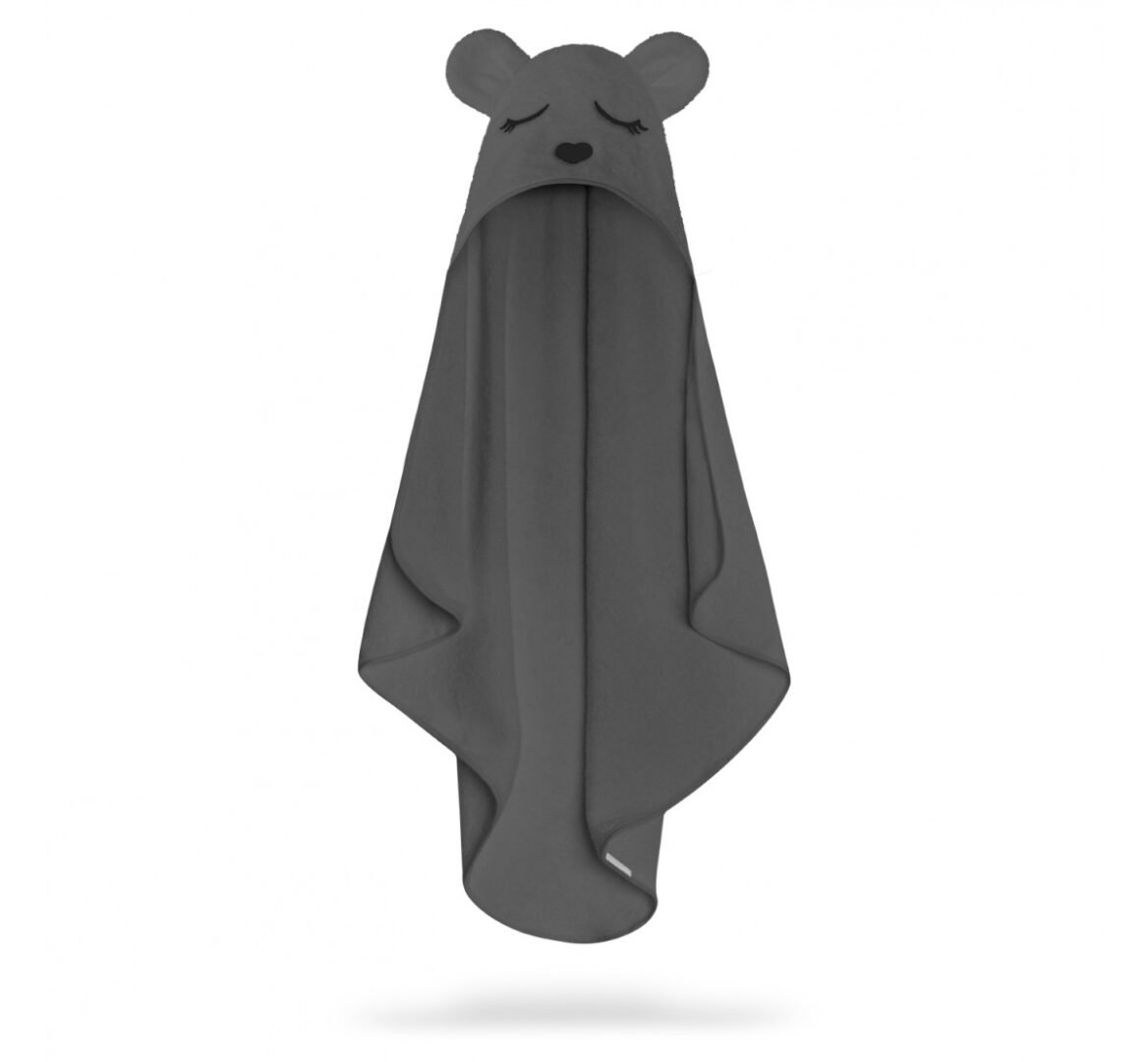 Babysteps Ręcznik Bambusowy Miś - Dark Gray 4684
