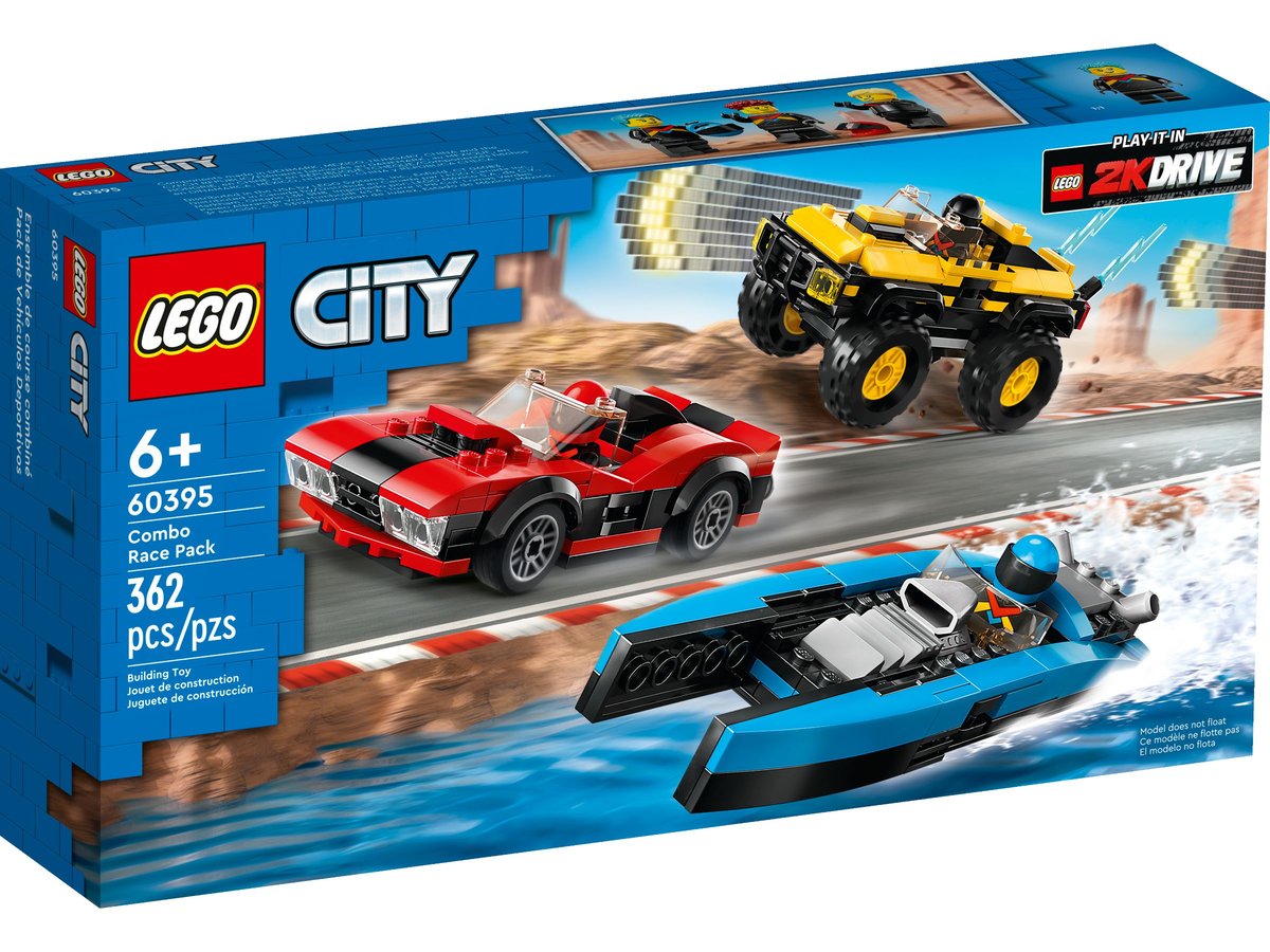 LEGO City Wielki zestaw wyścigowy 60395