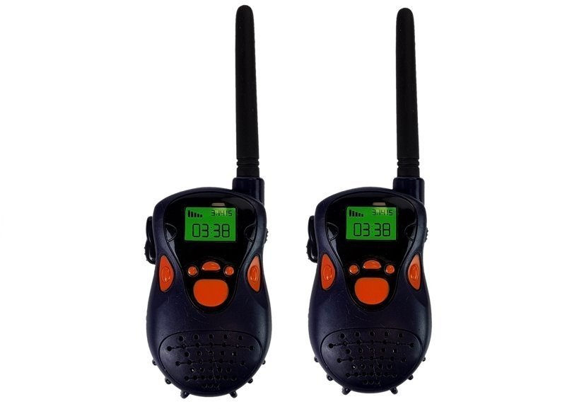 Walkie Talkie Krótkofalówki Zasięg 100 m Granatowe Dla Dzieci Import LEANToys