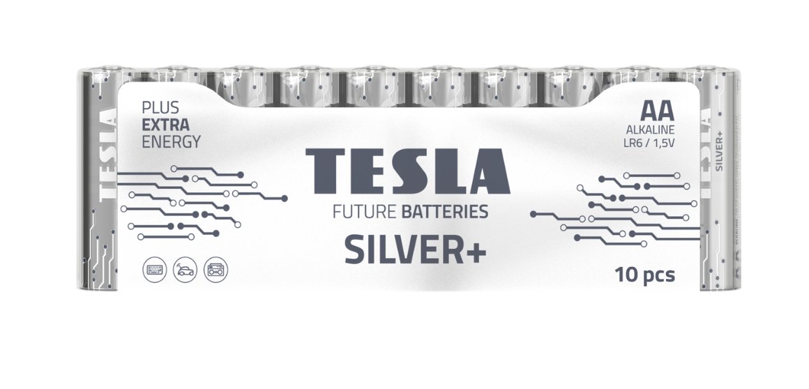 TESLA Bateria AA Silver+ [10 szt.]