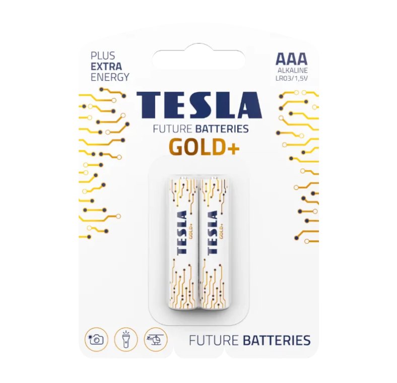 Tesla Bateria Gold+ AAA R03 1200mAh 2szt A1099137118
