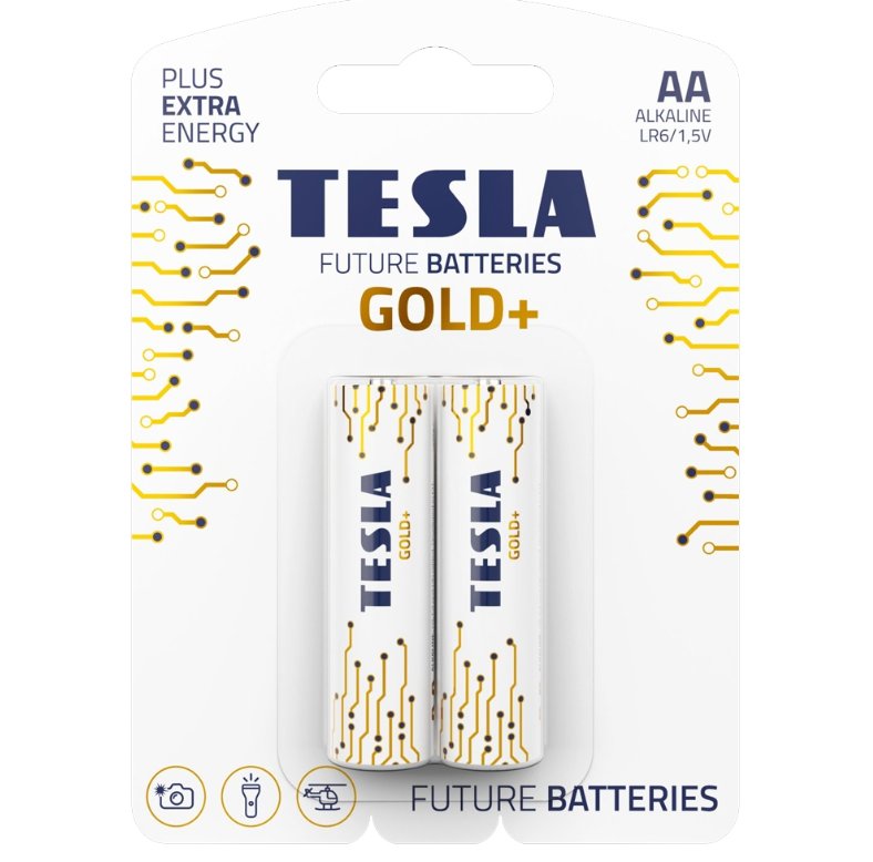 Bateria alk. LR6 TESLA GOLD+ B2 1,5V