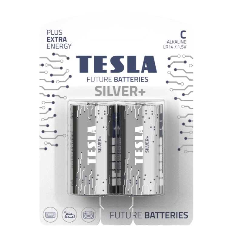 TESLA BATERIA C SILVER+ [2 SZT.]