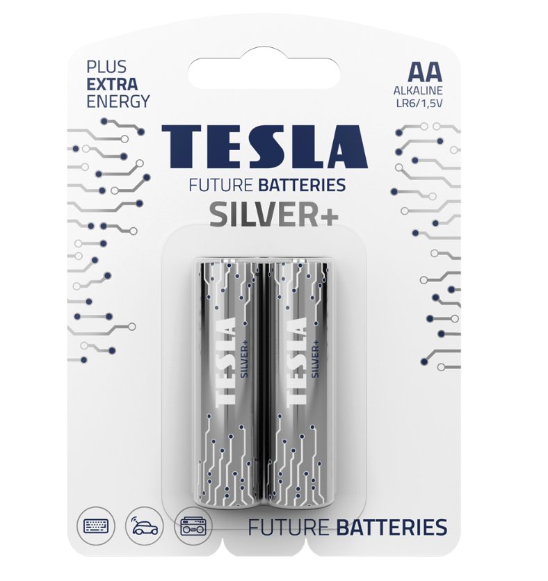 Bateria alk. LR6 TESLA SILVER+ B2 1,5V